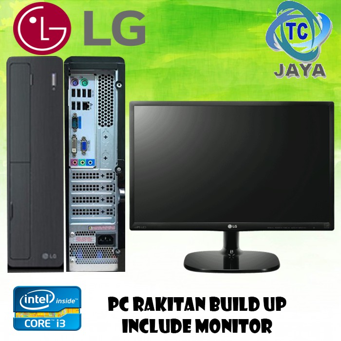 Mini PC Komputer Rakitan Built Up LG Slim Plus Monitor