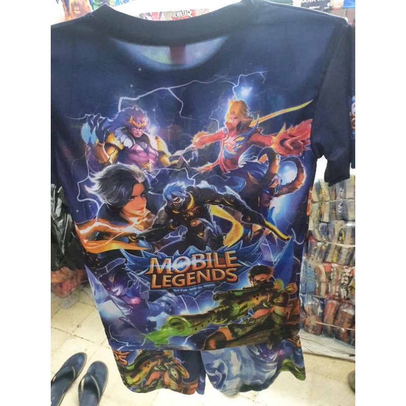 SETELAN KAOS/BAJU ANAK MOBILE LEGEND KIDS ML MURAH