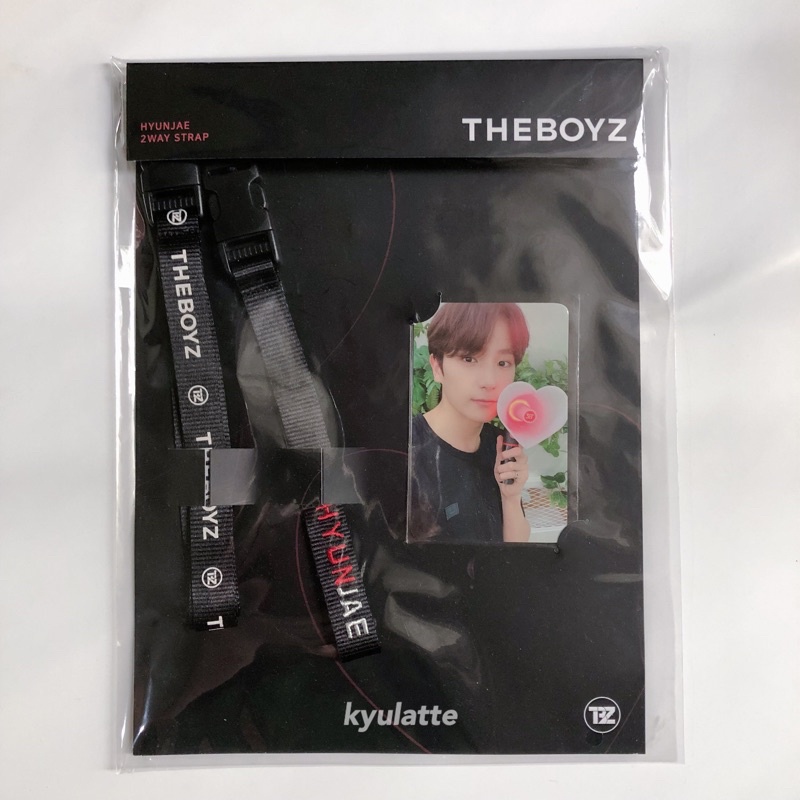 (ready stock) the boyz lightstick ls strap hyunjae photocard pc fullset
