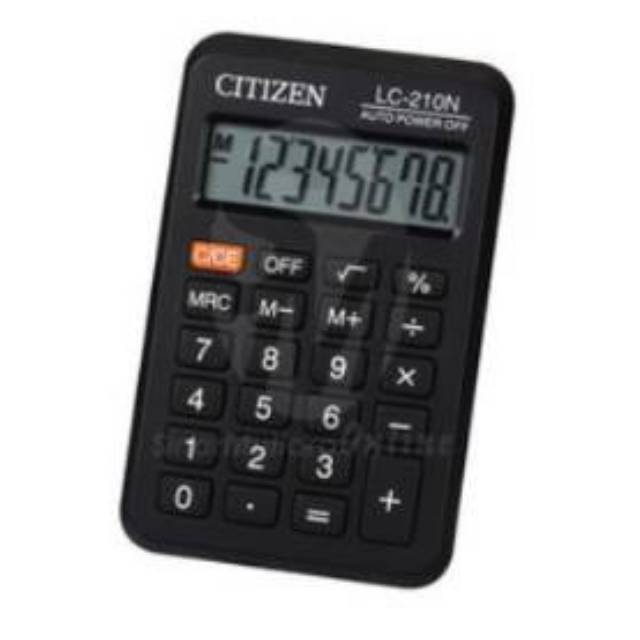 

[COD} Kalkulator Citizen Kecil LC 210 N