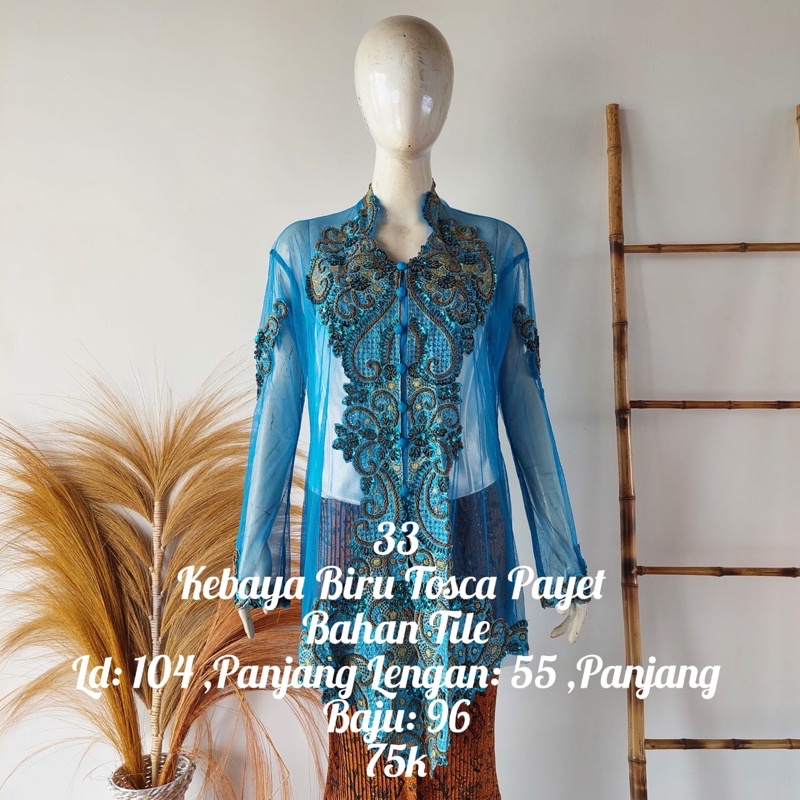 kebaya bordir payet/kebaya