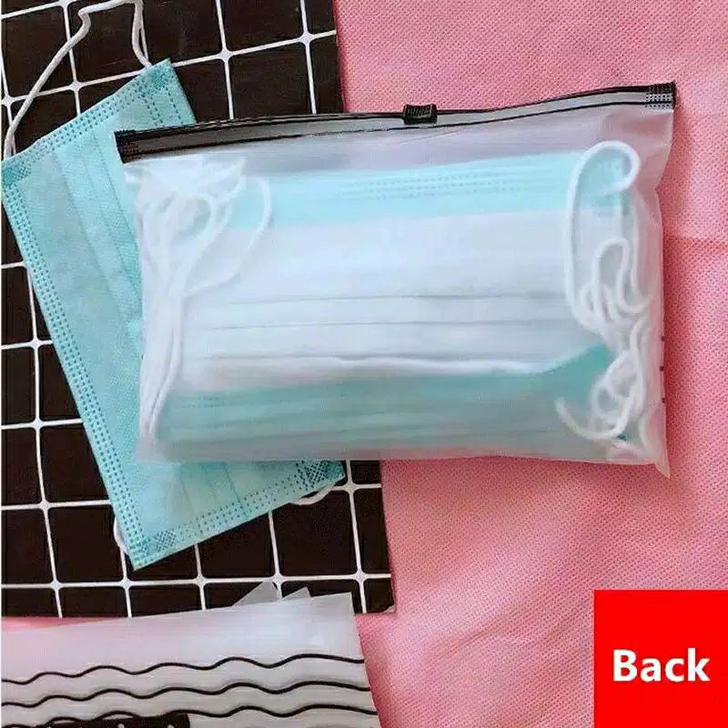 Tempat Penyimpanan Masker Resleting/ Mask Pouch Storage Zipper