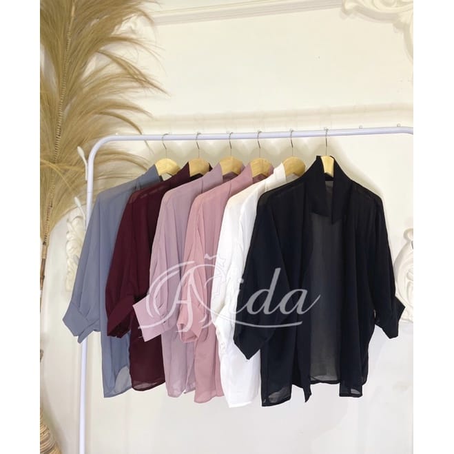 Baju atasan wanita FANNY OUTER CARDIGAN outwear baju muslim atasan wanita terbaru outer cardigan others