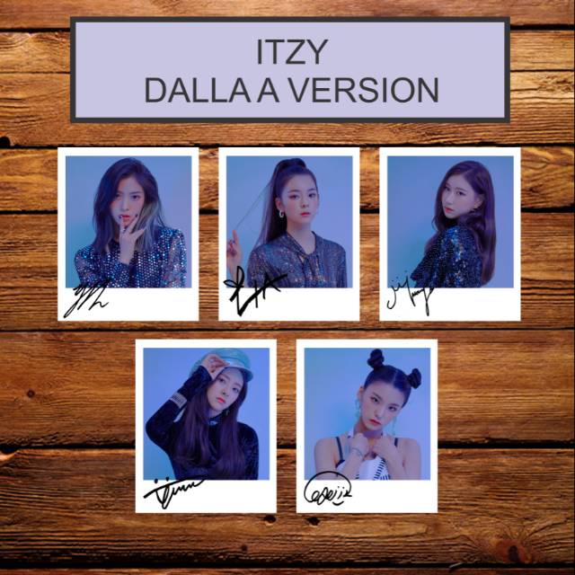 ITZY DALLA SIGNED KPOP POLAROID