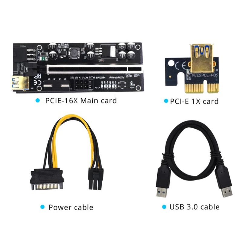 PCIE PCI-E Riser Ver010s Plus VGA mining ACC USB 3.0