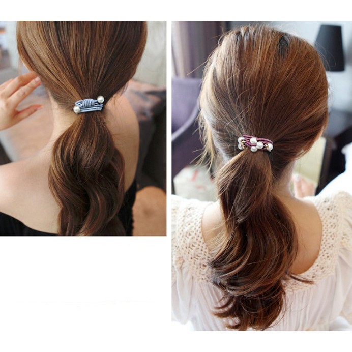 UNIK - F519 Ikat Rambut 12 in 1 Fashion Wanita / Accesories Rambut Import / Ikat Rambut Murah Batam-6