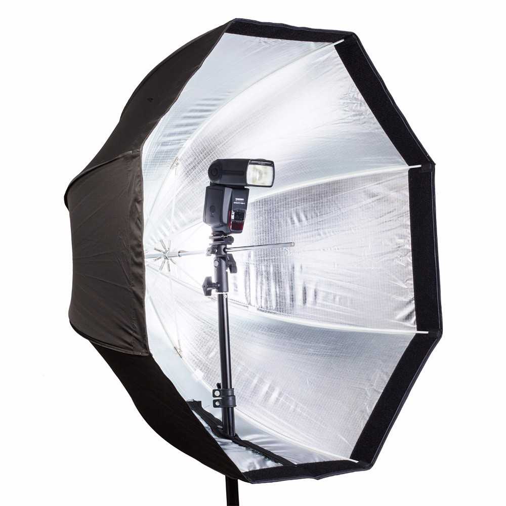 (BISA COD) RVOSTR Payung Octagon Softbox Reflektor untuk Flash Speedlight 120CM LD-TZ207