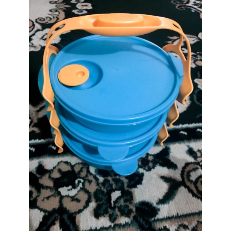CARRY ALL BOWL TUPPERWARE ( Rantang 3 Susun )