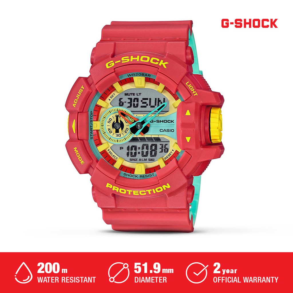 Casio G-Shock Magnetic Resistant Original Jam Tangan Pria GA-400CM-4ADR Waterproof