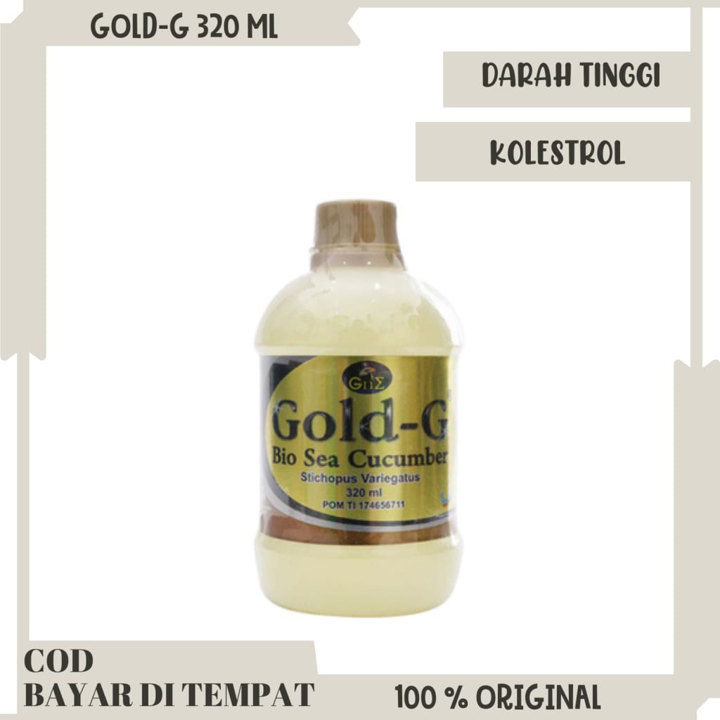 Gold-G Bio Sea Cucumber 320ml Untuk Obat Berbagai Macam Penyakit