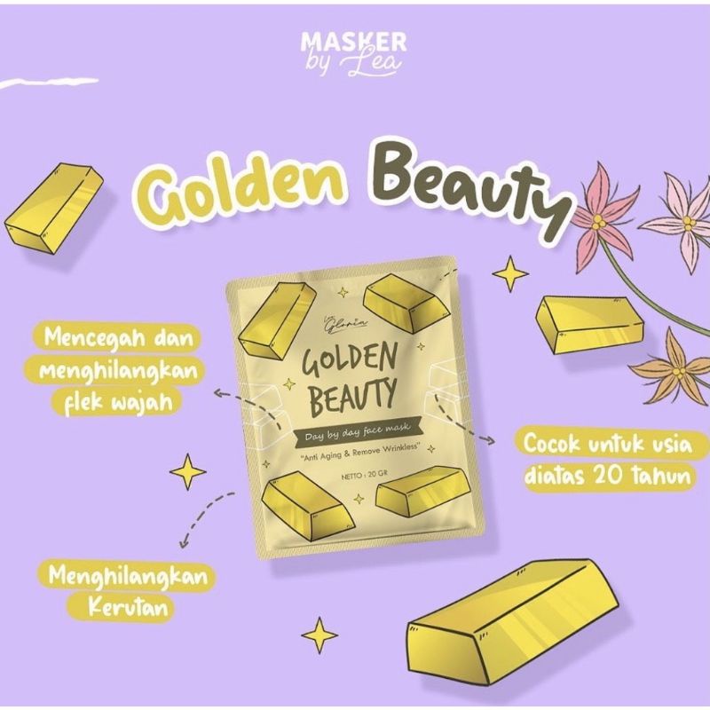 MASKER BUBUK ORGANIK BY LEA GLORIA 20 GR