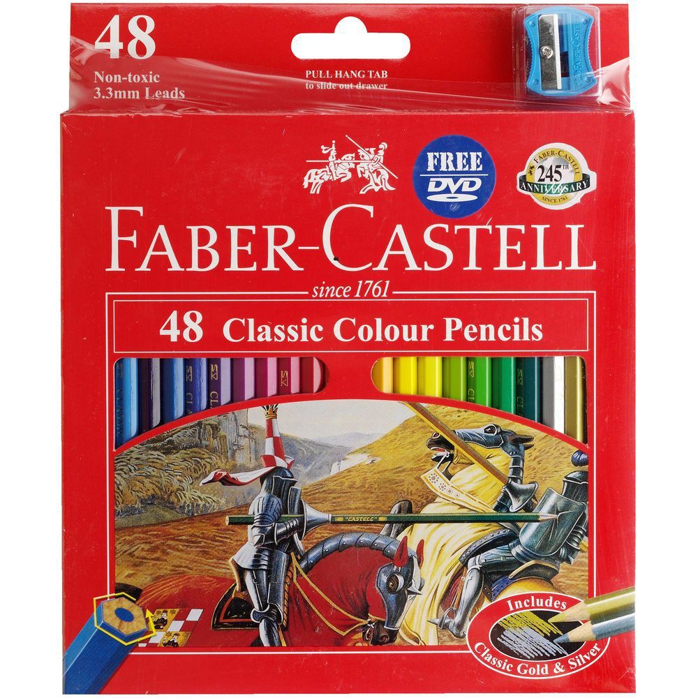 

Faber Castell Classic Colour Pencil 48 Pensil Warna Castel