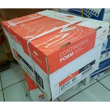 

Kertas Continuous Form 3 Play Putih Ukuran 14 7/8"x11" (B3 Putih) Paperline