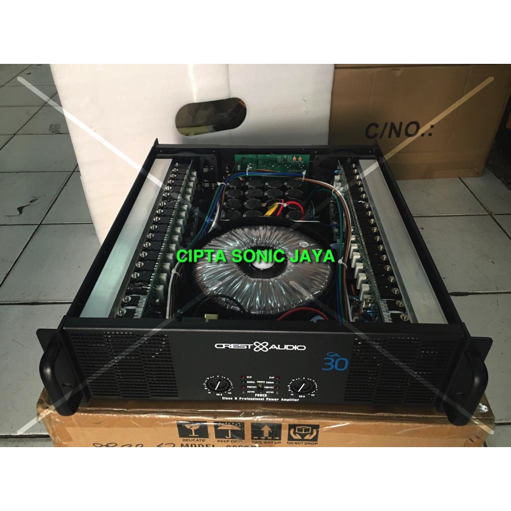 (Peti kayu) POWER AMPLIFIER CREST AUDIO CA30 CA 30 BARU