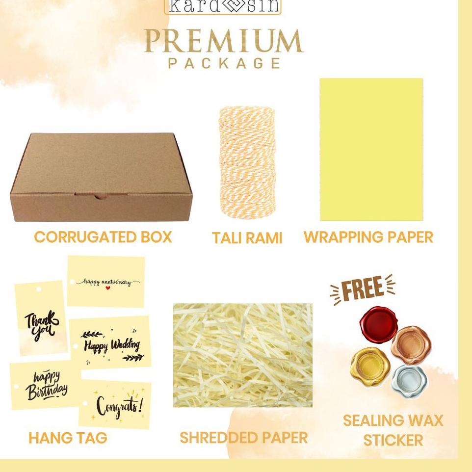 

BWG ♚ [COKLAT] PREMIUM PACKAGE PAKET PACKAGING LENGKAP AESTHETIC VINTAGE PINTEREST KOTAK KADO GIFT B