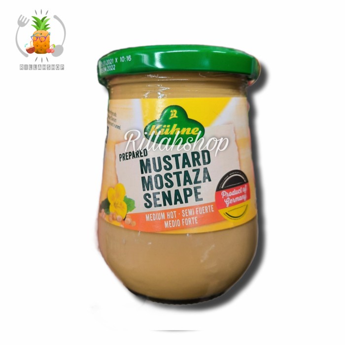 

Kunhe Mustard Mostaza Senape
