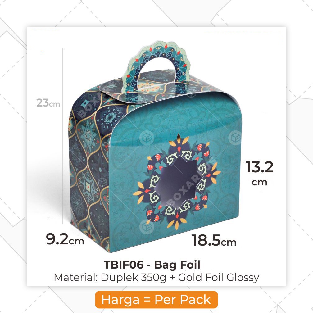 

Box Kue Kering Lebaran Paperohaus - UK 18.5 X 9.2 X 13.2