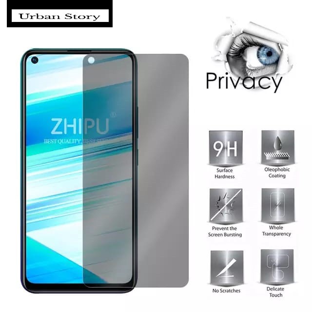 OPPO A92 / A52 TEMPERED GLASS PRIVACY ANTI SPY FULL COVER