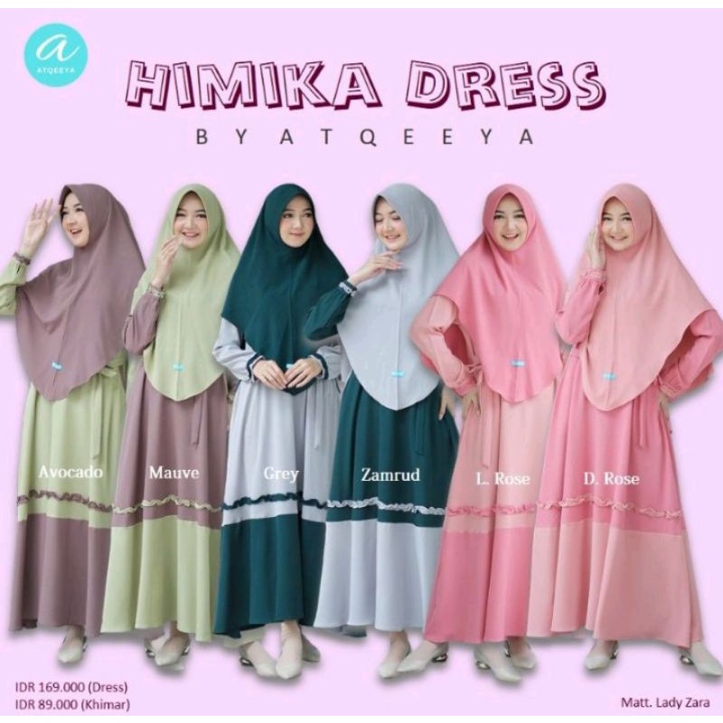 GAMIS ATQEEYA HIMIKA SET HIJAB