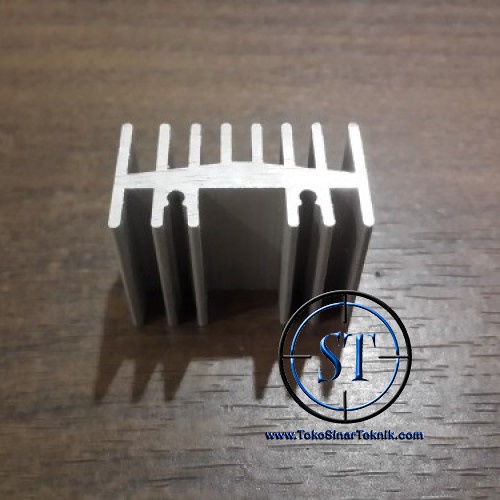 Heatsink cooling cooler pendingin Sony 3.5cm x 2cm x 2.5cm Heat Sink Ic Trransistor TR Toshiba Tip Sirip Tebal