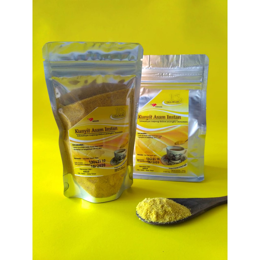 

kunyit asam instan / temulawak / daya tahan tubuh / minuman herbal
