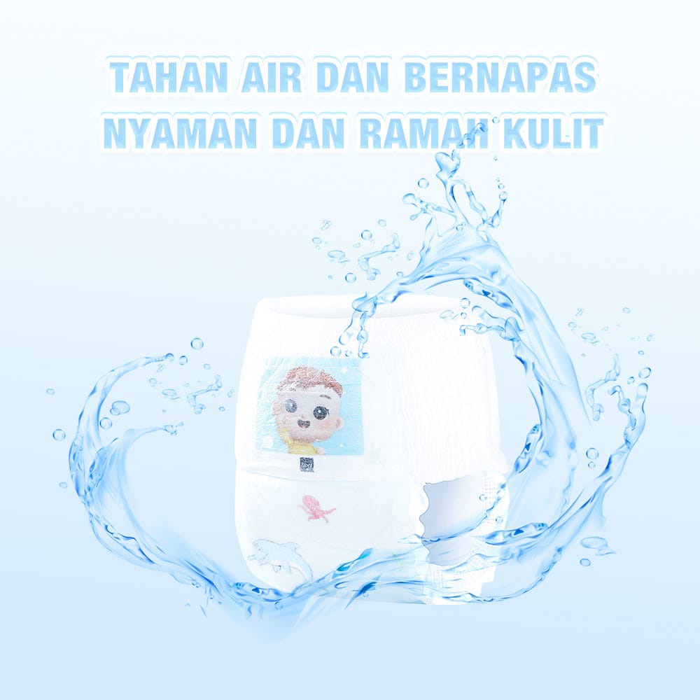 Popok Celana Renang Anak Bayi Batita Balita Tahan Air Sekali Pakai Baby Swim Diapers