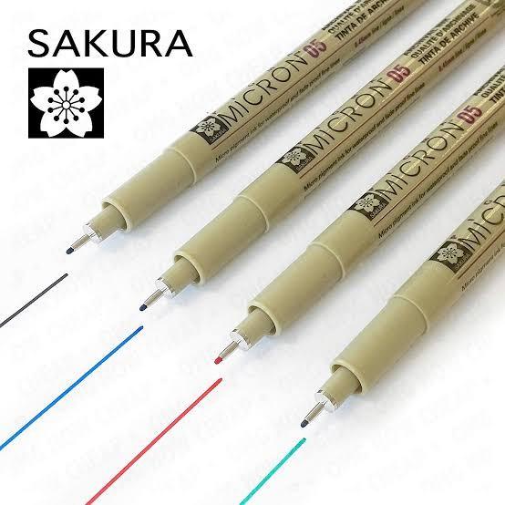 

SAKURA PIGMA MICRON DRAWING PEN 003 005 01 02 03 04 05 08 Berkualitas