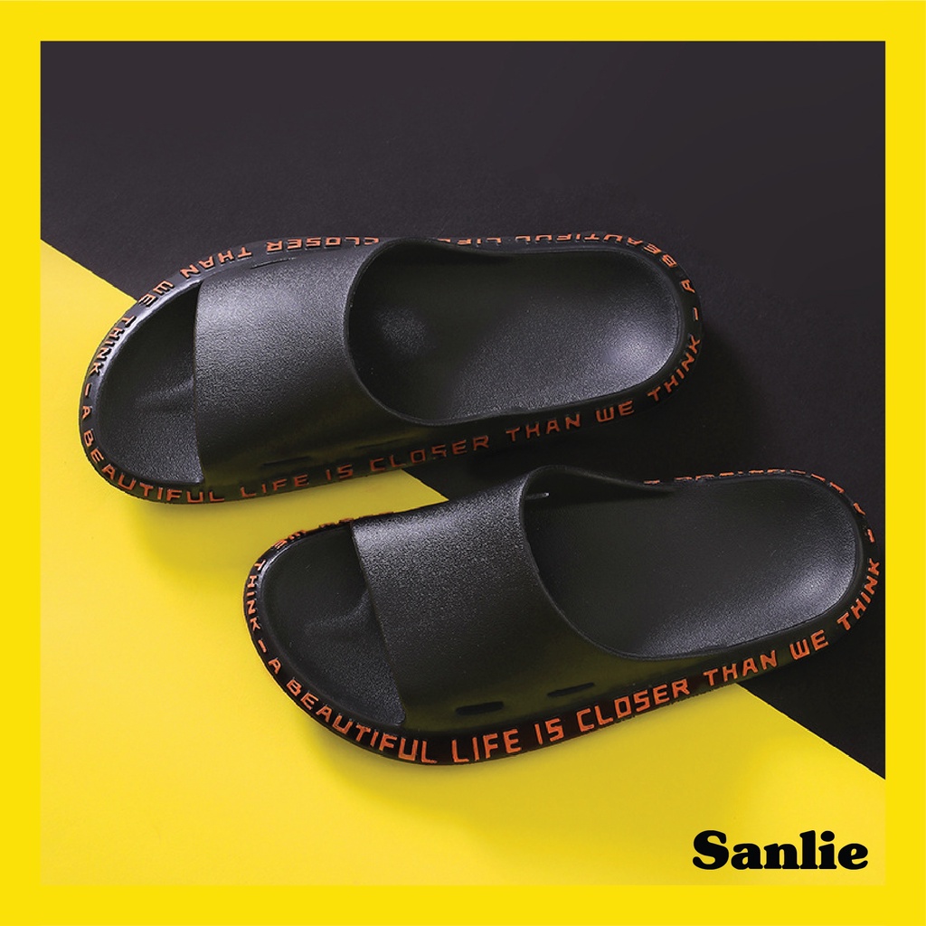 SANLIE SANDAL SLOP LAKI LAKI AGUERO COWOK ELEGAN KUAT V-01(B)