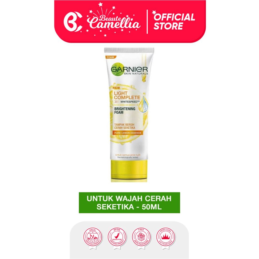 Jual Garnier Light Complete White Speed Multi Action Brightening Foam