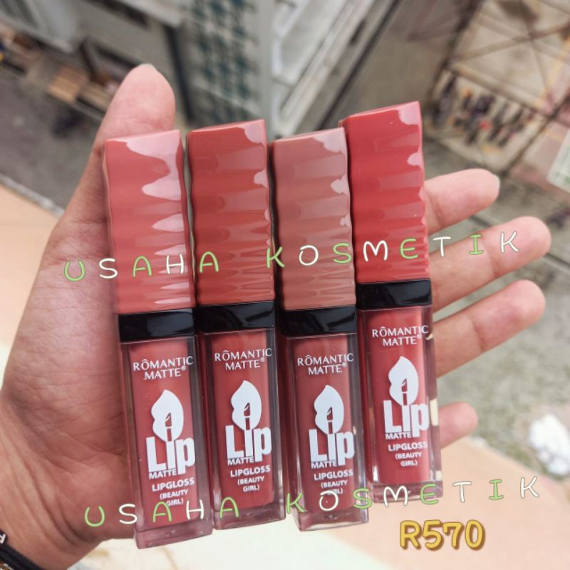 BEST SELLER!! PROMO LIPGLOSS VELVET NUDE ROMANTIC R800/R009 MATTE NUDE LONGLASTING