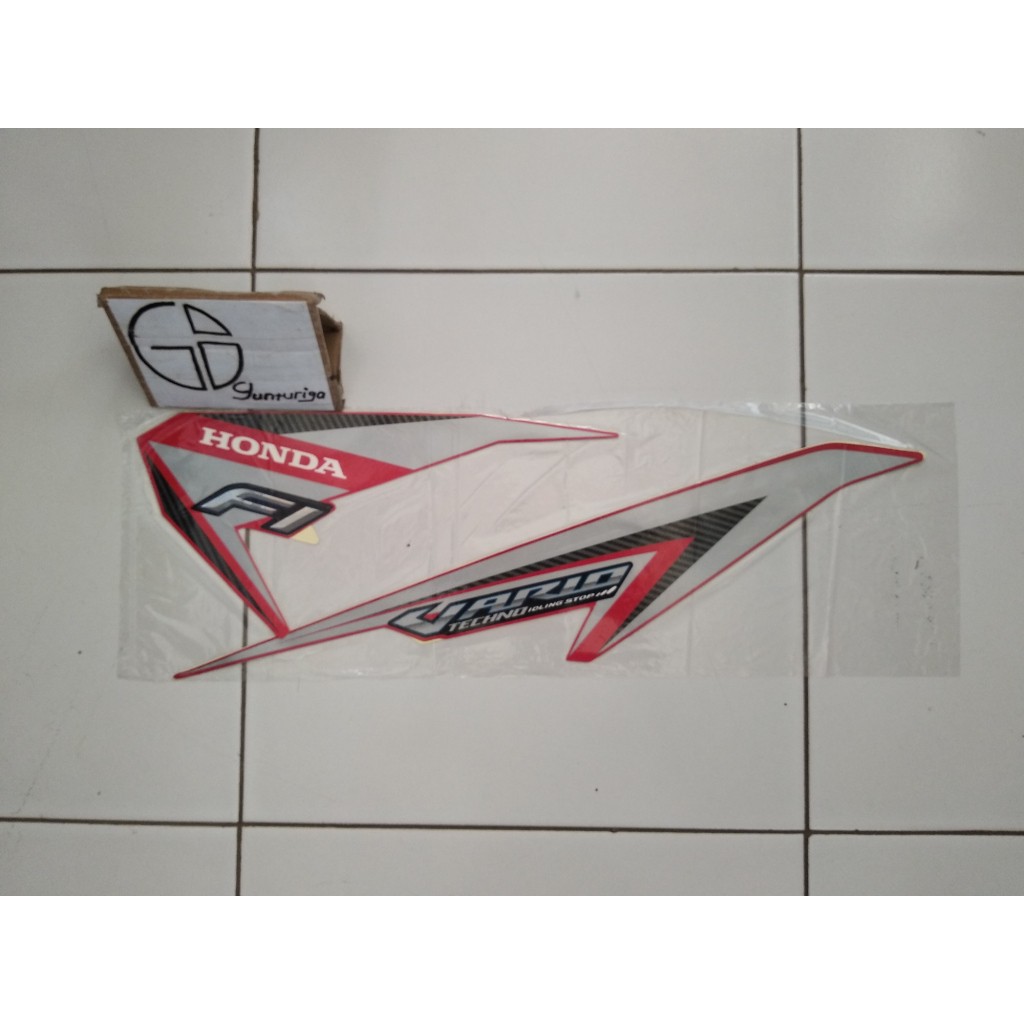 Striping Lis Honda Vario Techno 125 2015 2016 Merah