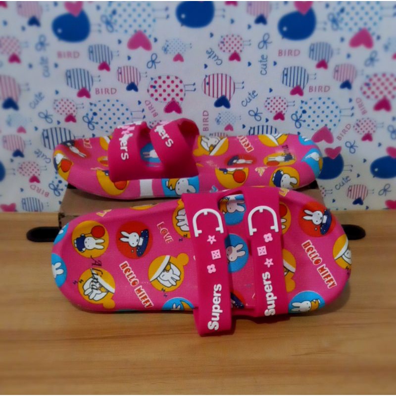 sandal anak cewek/sandal selop anak cewek lucu