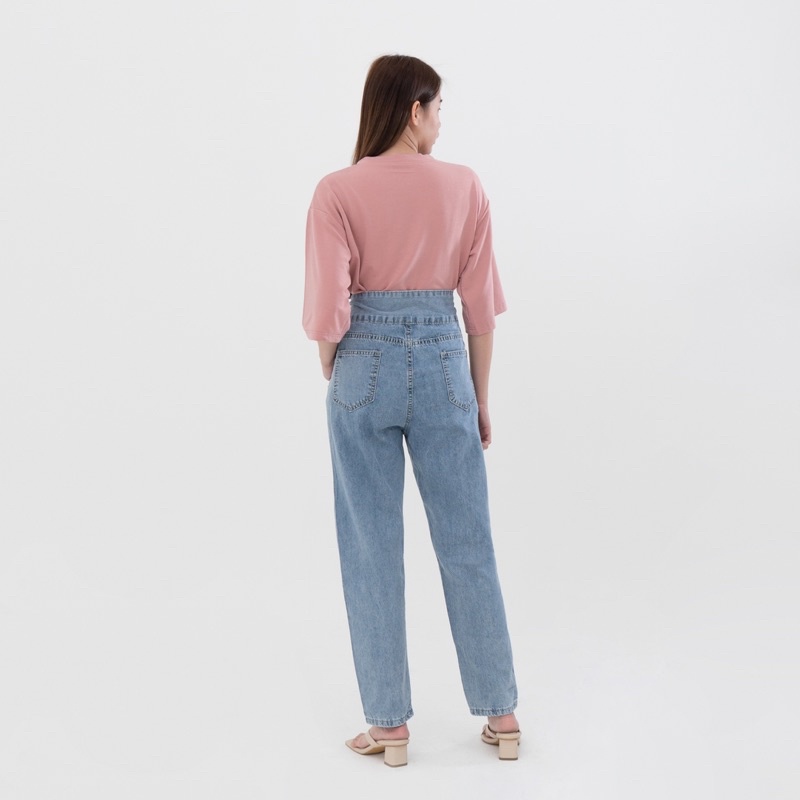 VIERLIN - Jeans 2111 - CELANA BOYFRIEND JEANS HIGH WAIST