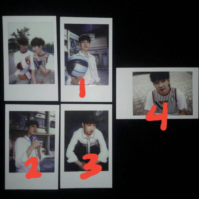 Seventeen Shining Diamond Concert 2016 Photocard set A (WONWOO & MEANIE)