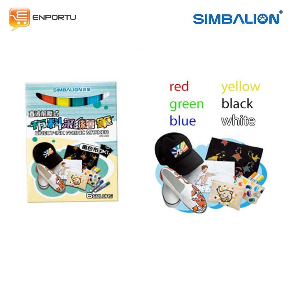 

Spesial Direct Ink Fabric Marker 6 Colors DFM-240-6 Hemat