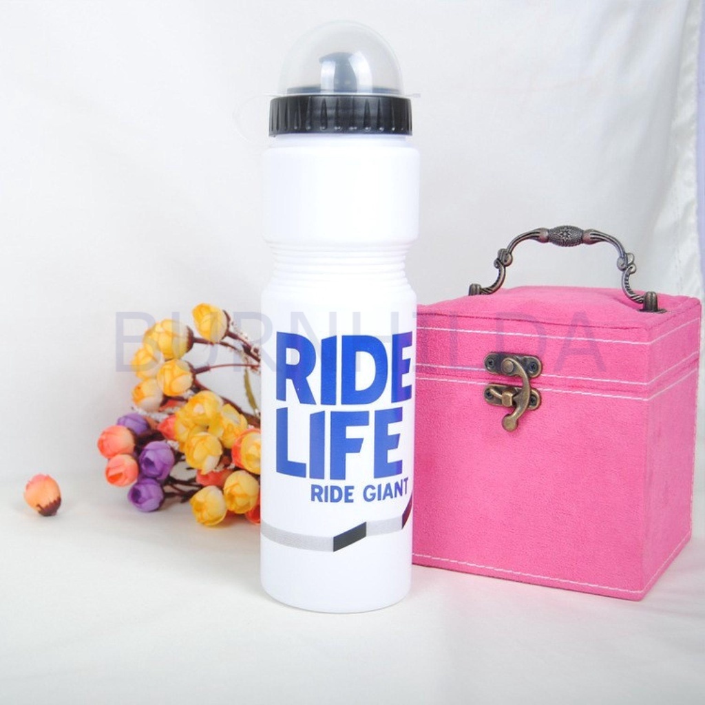 Botol Minum Olahraga Sepeda Ride Life Logo 750ml burnhilda