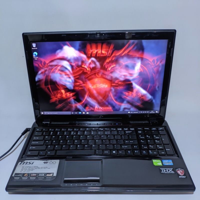 Laptop Gaming Monster - MSI GE 60 - Core i7 Gen 3 - Nvidia 2GBDDR5 - Ram 16GB