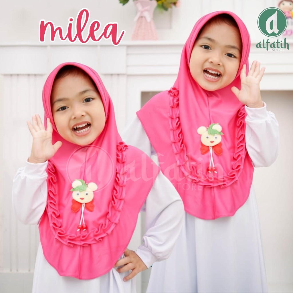 JILBAB ANAK TK - SD MILEA BONEKA / BONEKA / JILBAB ANAK USIA 4-7 TAHUN / PAKAIAN MUSLIMANAK PEREMPUAN / KERUDUNG ANAK TK / HIJAB ANAK TK-SD KHIMAR ANAK