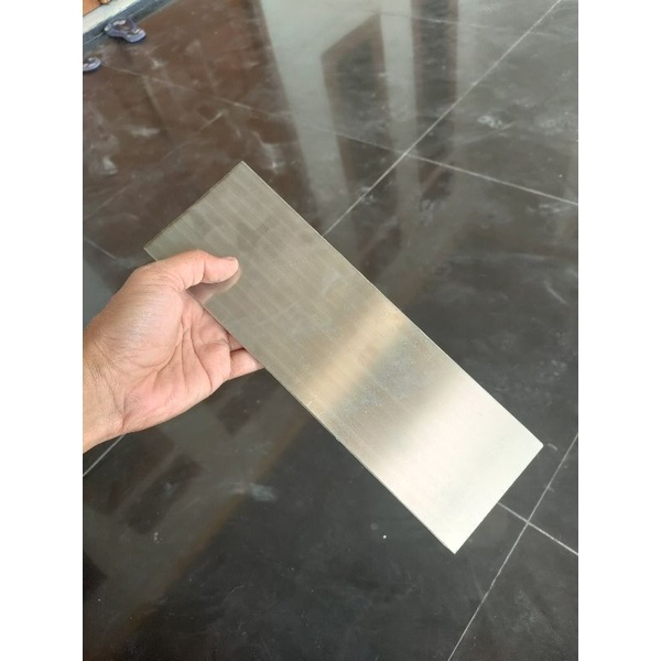 plat stainless potingan doff harlain 201 10cm x 30cm tebal 0,8