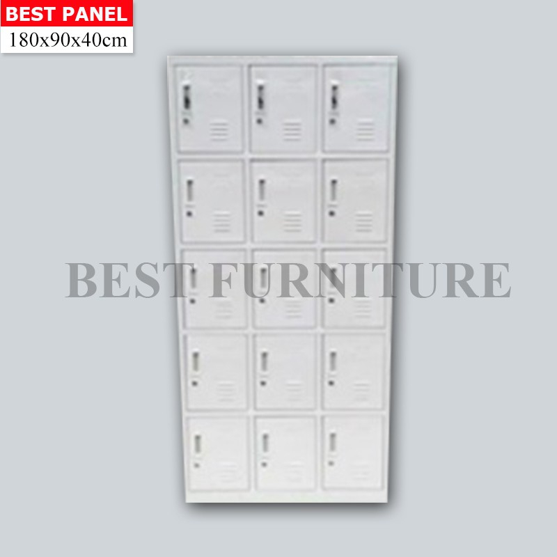 Best Locker Filing Cabinet Stainless Besi Anti Banjir 15 Pintu