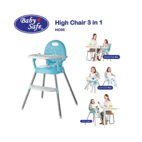 TERLARIS Sugar baby My Chair / KURSI BAYI (Baby Booster &amp; High Chair) : 6 Growing Stages Kursi makan bayi anak BOOSTER SEAT Folding Seat Sugar Baby Sit on