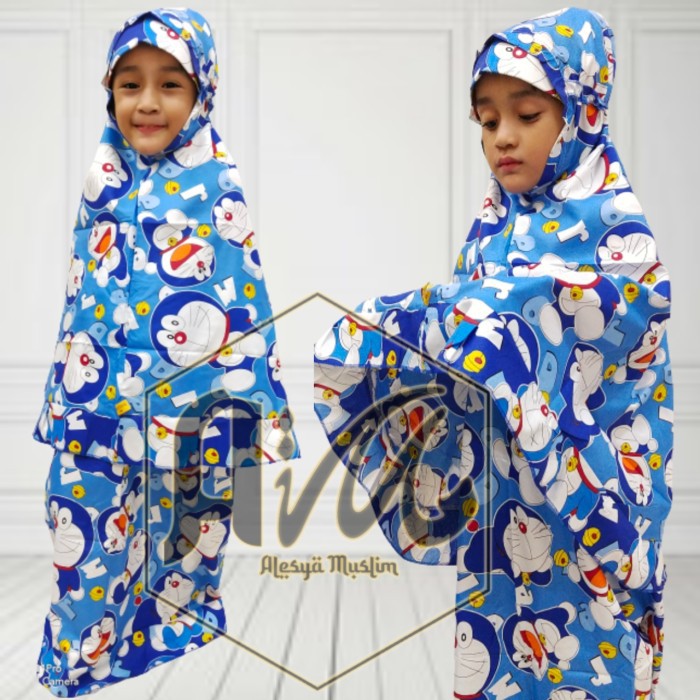 Mukena Anak Tas Doraemon Tebal/Harga Grosir/Best Seller/Bisa Bayar di Dempat