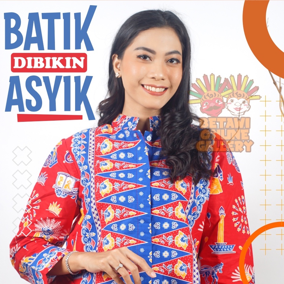 Kemeja Batik Betawi Wanita