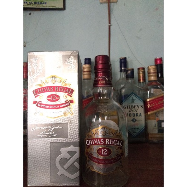 Botol Chivas Regal + Box