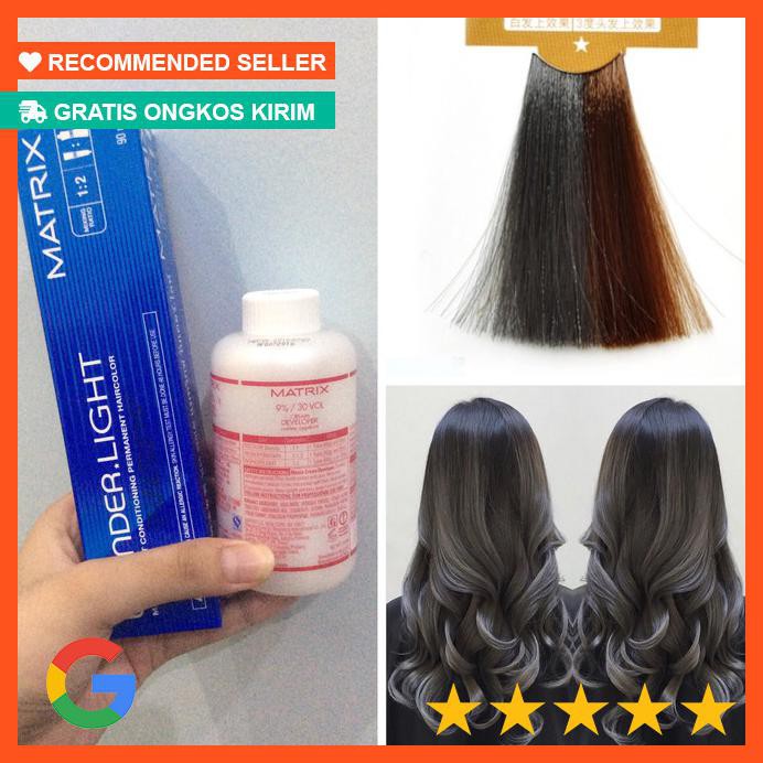 SANGAT BAGUS  Matrix Wonder Light Neutral Grey Ash Abu-Abu Silver Cat Pewarna Rambut