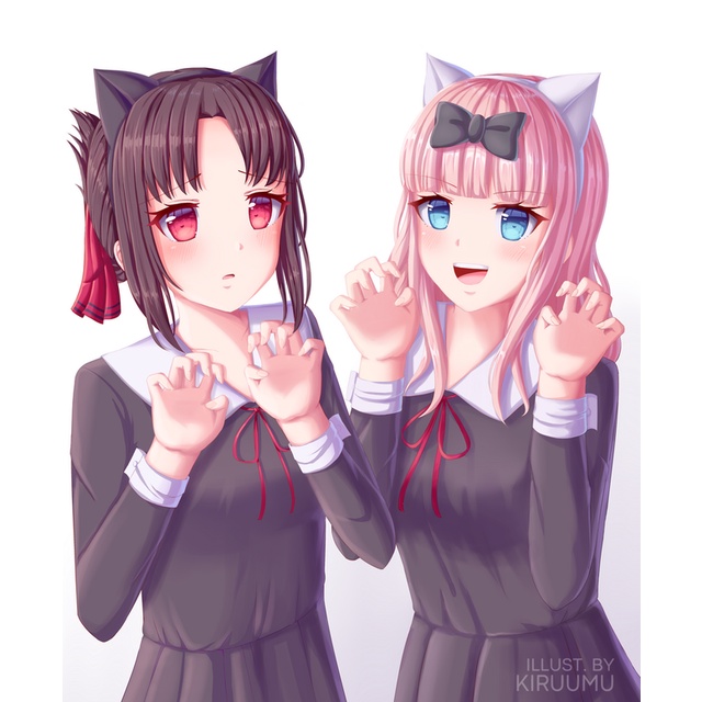 Jepit rambut Chika & Kaguya Cosplay