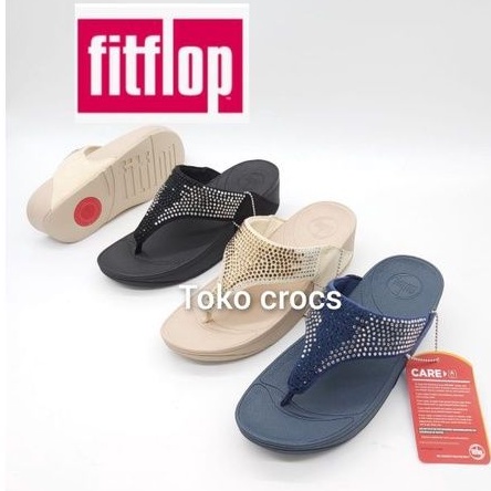 fitflop rockit pasir woman / Sandal Fitflop Rockit flare / Sandal Wanita Fitflop flare