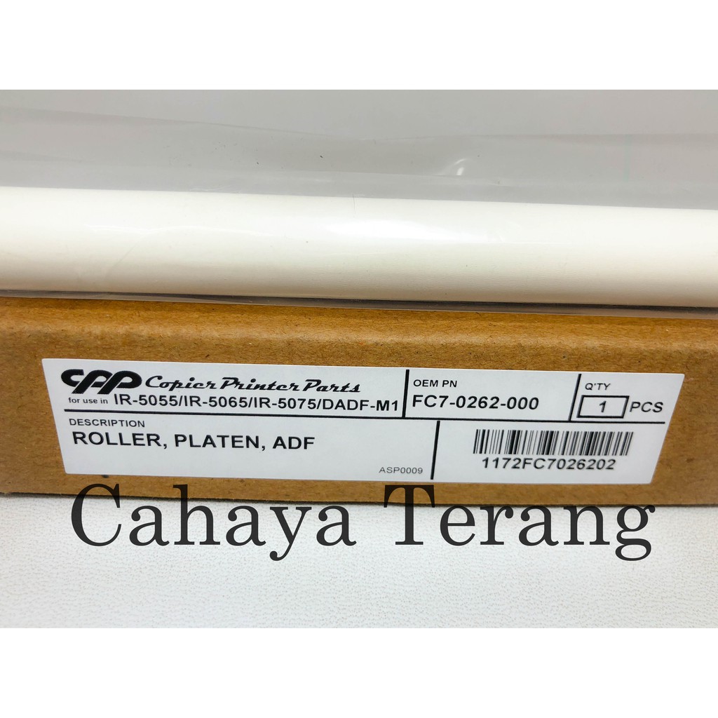 Roller Platen ADF Mesin Fotokopi Canon IR 5075 FC7-0262 CPP Panjang