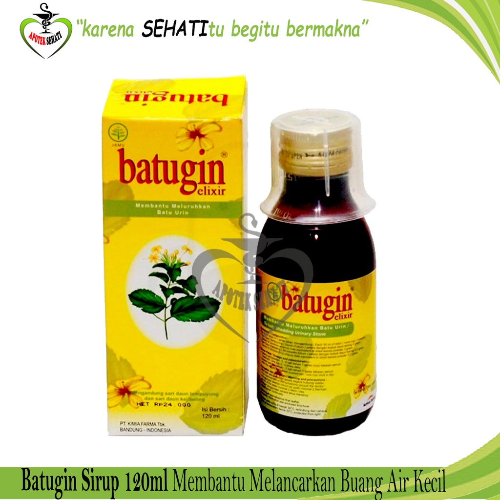 Batugin Elixir Sirup Herbal Ekstrak Daun Tempuyung