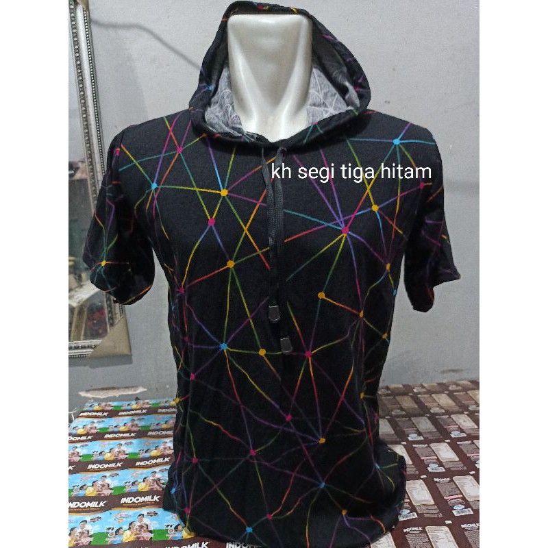 kaos hoodie segi tiga size S-5XL